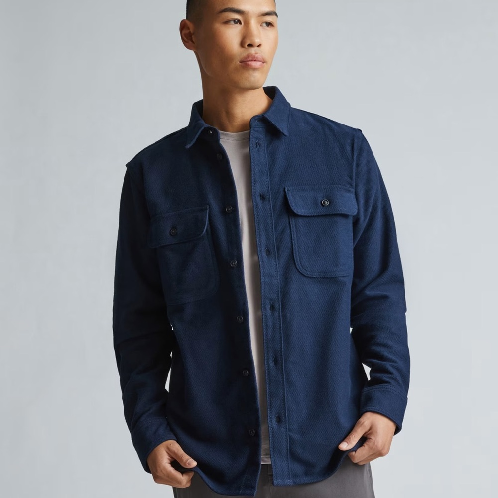 Men's Everlane Navy Overshirt/Shacket